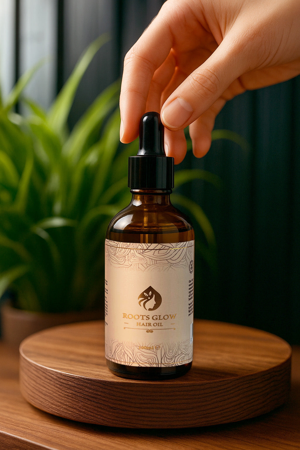 Roots Glow Hair Oil – 100 ml Over 2 Months Of Use